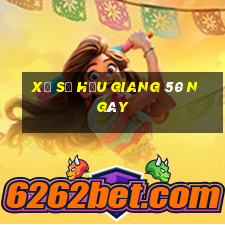 xổ số hậu giang 50 ngày