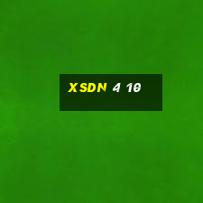 xsdn 4 10