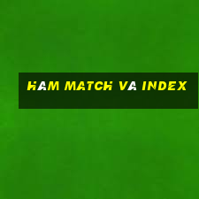 hàm match và index