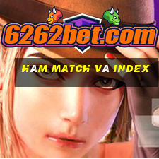 hàm match và index