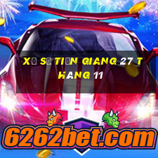 xổ số tiền giang 27 tháng 11