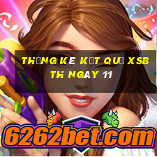 THỐNG KÊ KẾT QUẢ XSBTH ngày 11