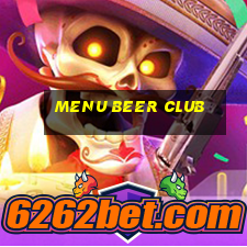 menu beer club