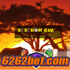 sổ số hôm qua