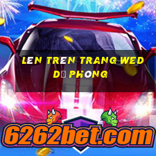 Lên trên trang wed dự phòng