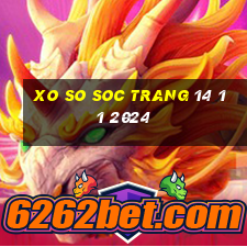 xo so soc trang 14 11 2024