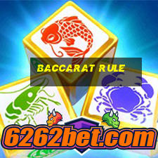 baccarat rule