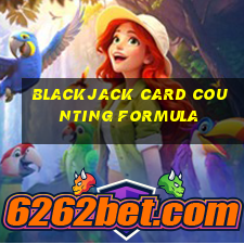 blackjack card counting formula