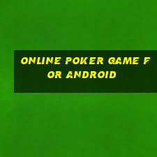 online poker game for android