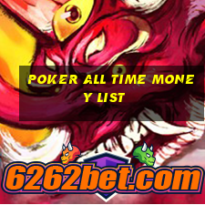 poker all time money list