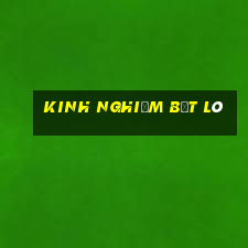 kinh nghiệm bắt lô