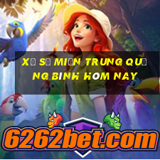 xổ số miền trung quảng bình hôm nay