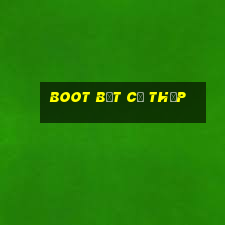 boot bệt cổ thấp