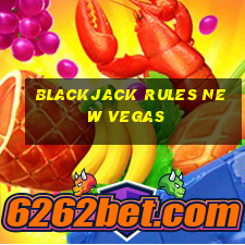 blackjack rules new vegas