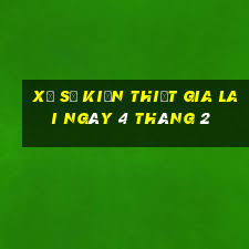 xổ số kiến thiết gia lai ngày 4 tháng 2