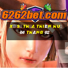 xổ số thừa thiên huế 04 tháng 02