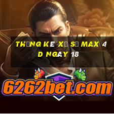 Thống kê Xổ Số max 4d ngày 18