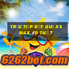 Trực tiếp kết quả XS Max 4D Thứ 7