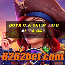 Boya cửa chiến đấu bài địa chủ