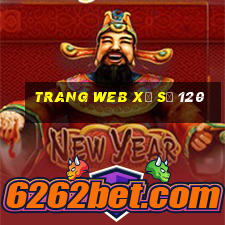 Trang web xổ số 120