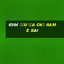 0304 Đấu địa chủ game bài