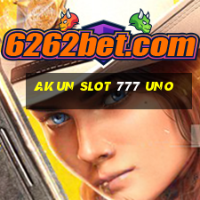 akun slot 777 uno