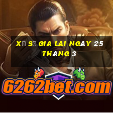 xổ số gia lai ngày 25 tháng 3