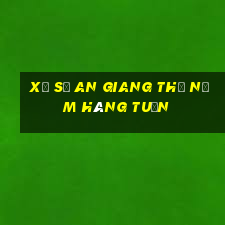 xổ số an giang thứ năm hàng tuần