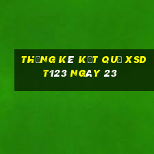 THỐNG KÊ KẾT QUẢ XSDT123 ngày 23