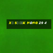 xổ số đắk nông 29 4