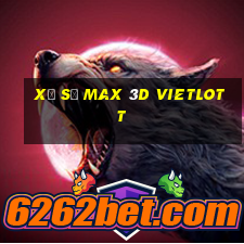 xổ số max 3d vietlott