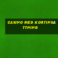 casino med kortinsättning