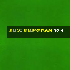 xổ số quảng nam 16 4