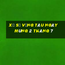 xổ số vũng tàu ngày mùng 2 tháng 7