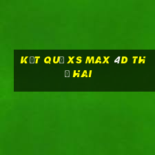 Kết quả XS Max 4D thứ hai