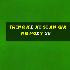 Thống kê Xổ Số an giang ngày 28