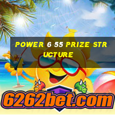 power 6 55 prize structure