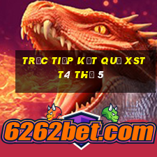 Trực tiếp kết quả XSTT4 Thứ 5