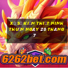 xổ số kiến thiết ninh thuận ngày 28 tháng 7