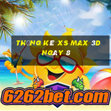 Thống kê XS Max 3D ngày 8