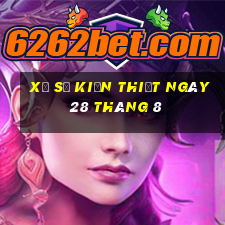 xổ số kiến thiết ngày 28 tháng 8