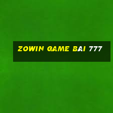 Zowin Game Bài 777