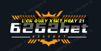 Lịch quay XSKT ngày 21