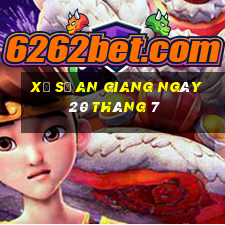 xổ số an giang ngày 20 tháng 7