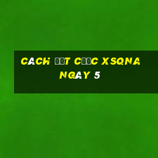 Cách đặt cược XSQNA ngày 5