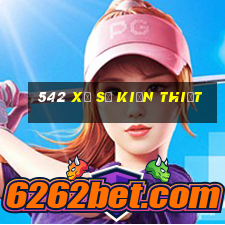 542 Xổ số kiến thiết