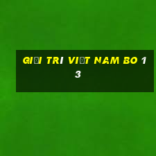 Giải trí Việt nam Bo 13