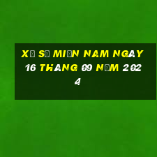 xổ số miền nam ngày 16 tháng 09 năm 2024