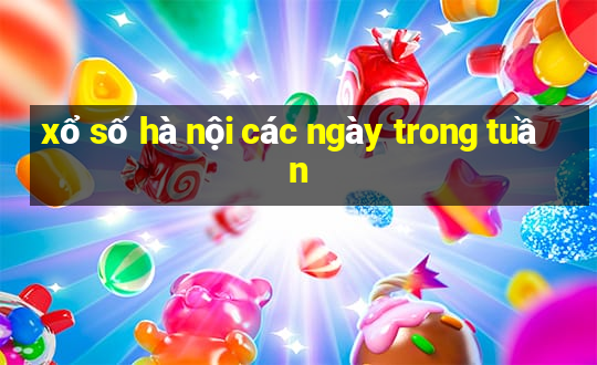 xổ số hà nội các ngày trong tuần