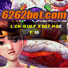 Lịch quay XSQT ngày 16